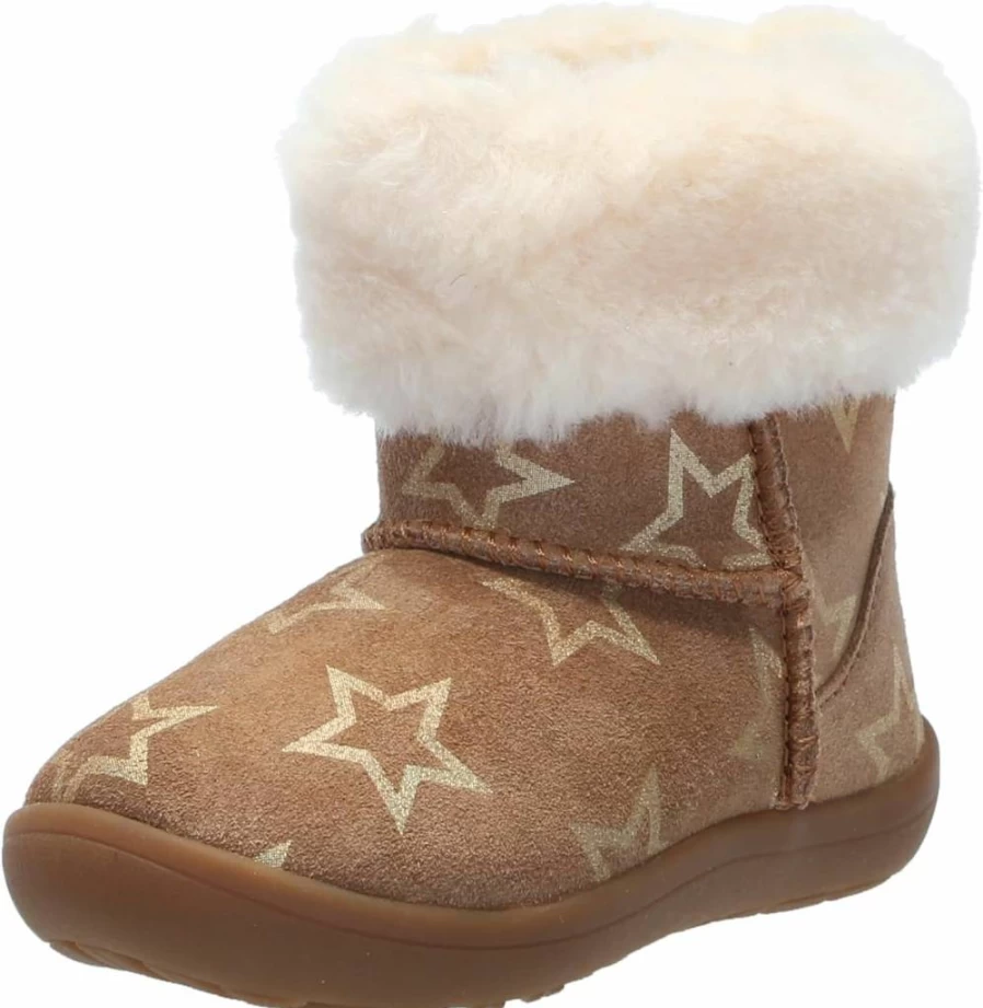 UGG Sammee Iridescent Stars Fashion Boots for Girls - Sparkly Star Print Winter Boots
