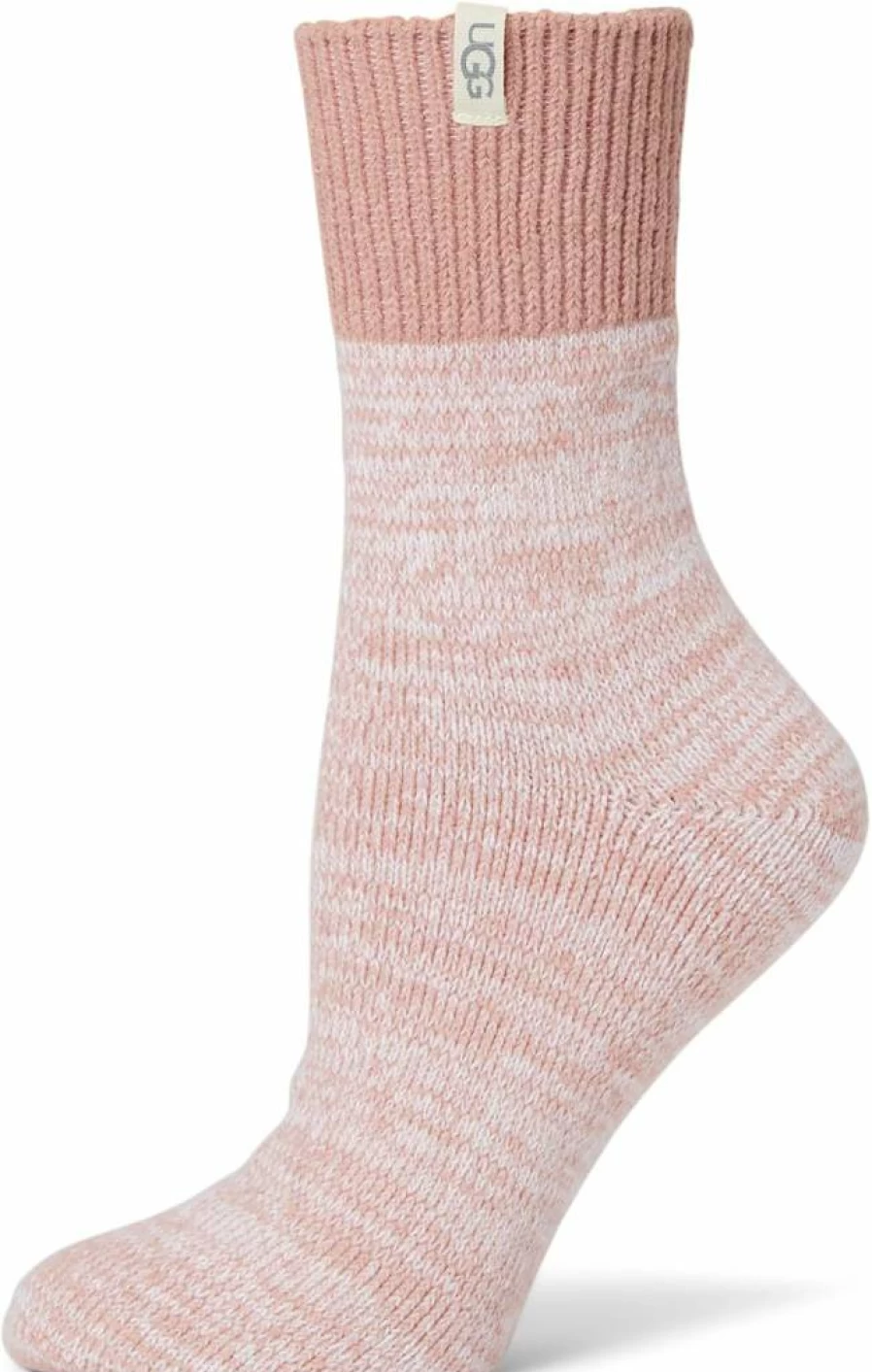 UGG Women's Ribbed Knit Slouchy Quarter Socks Boots Comfortable Casual