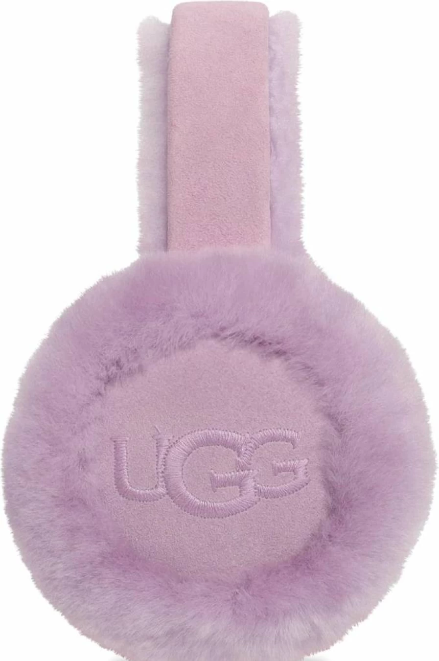 UGG Women's Waterproof Sheepskin Earmuffs with Embroidered Logo – Winter Warm Fleece-Lined Ear Muffs
