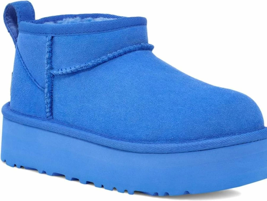 UGG Girls' Classic Ultra Mini Platform Boots | Kids' Winter Snow Boots with Comfortable Fit