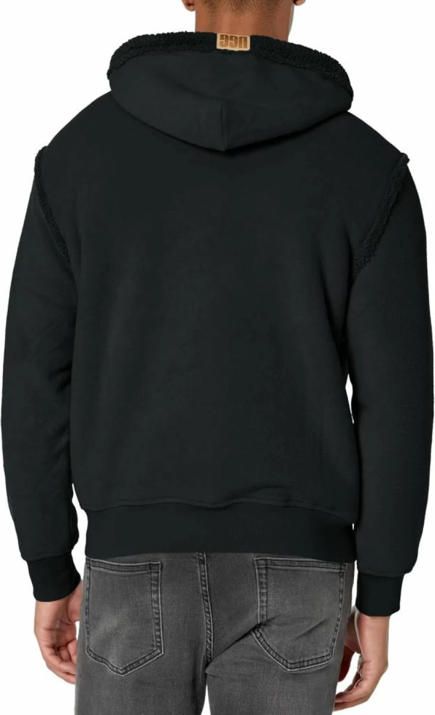 UGG Men's Evren Fleece Hoodie - Soft Bonded Sweatshirt for Men