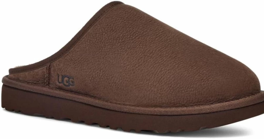 UGG Men's Classic Slip-On Slippers | Comfortable Indoor/Outdoor House Shoes