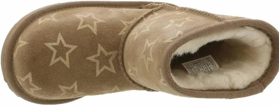 UGG Unisex-Child T Classic II Iridescent Stars Fashion Boots for Kids