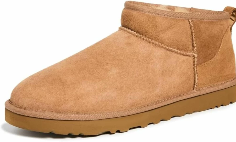 UGG Men's Classic Ultra Mini Boots | Genuine Sheepskin Winter Boots for Men