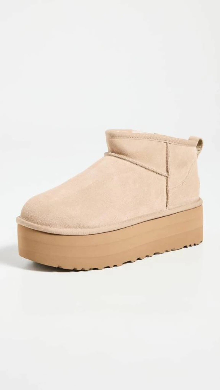 UGG Women's Classic Ultra Mini Platform Boots | Genuine Shearling Lined Winter Boots