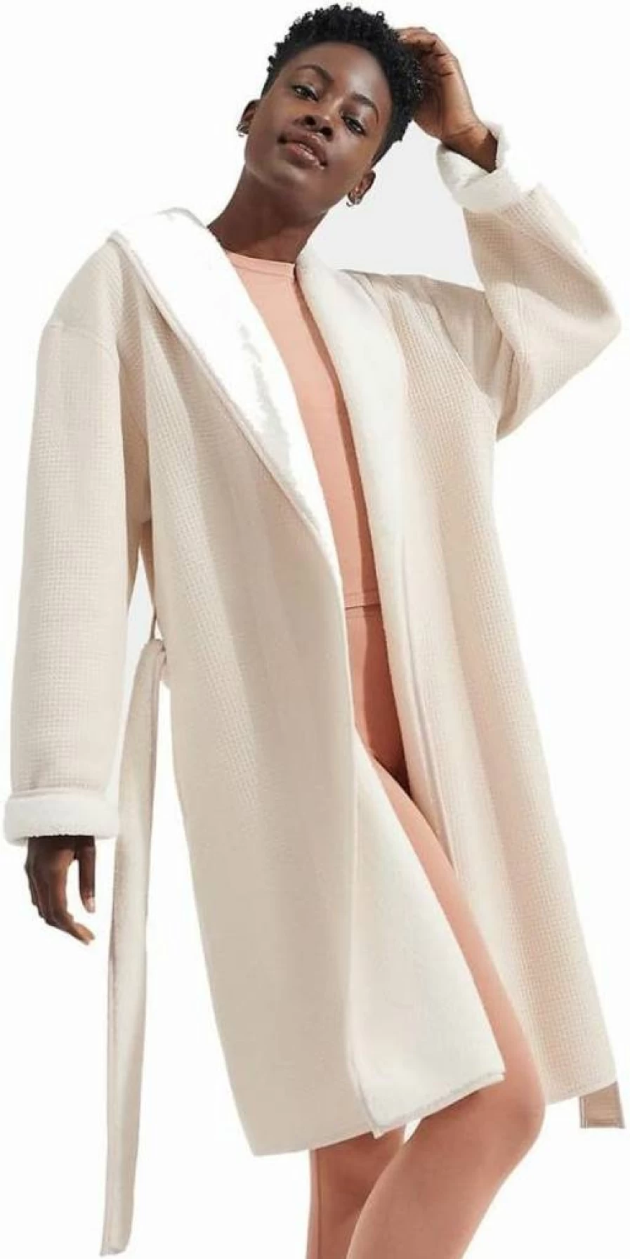 UGG Anabella Reversible Women's Robe - Cozy Plush Fleece Bathrobe