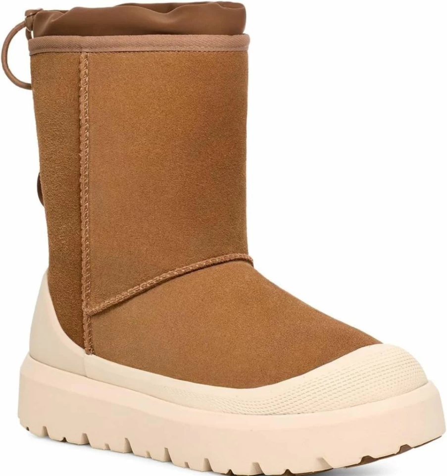 UGG Men's Classic Short Hybrid Boots - Weather-Resistant Winter Footwear