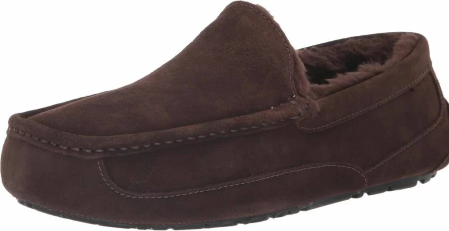 UGG Men's Ascot Slipper - Comfortable Indoor/Outdoor House Shoes for Men