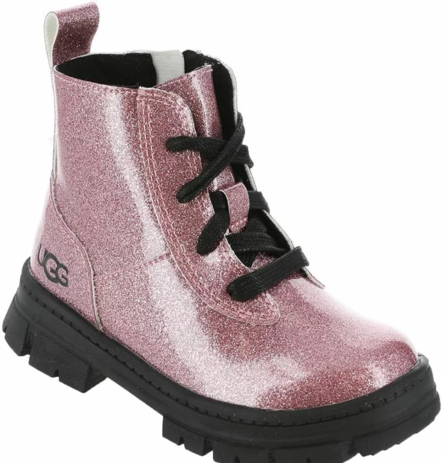UGG Kids' Ashton Glitter Lace-Up Boots for Girls & Boys | Sparkly Winter Shoes
