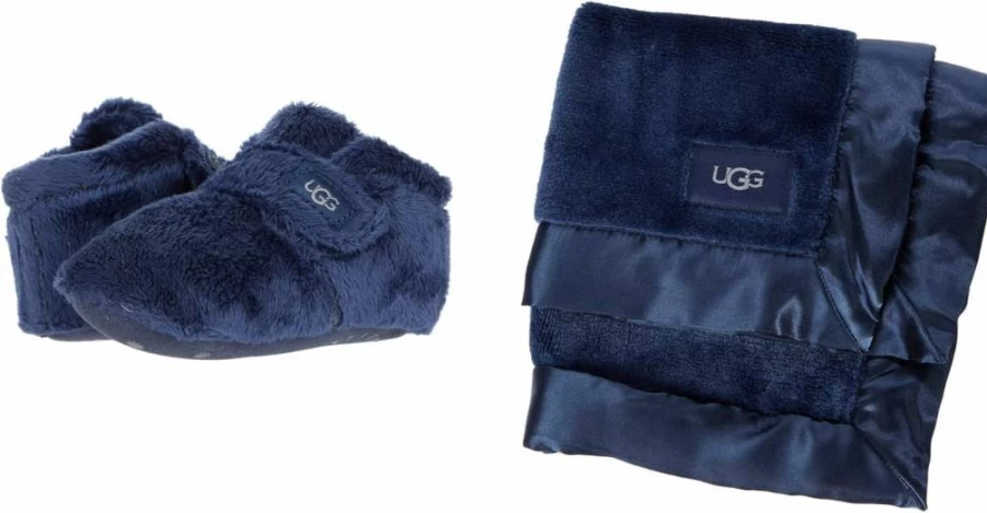 UGG Baby Bixbee Lovey Bootie Soft Fleece Booties for Infants