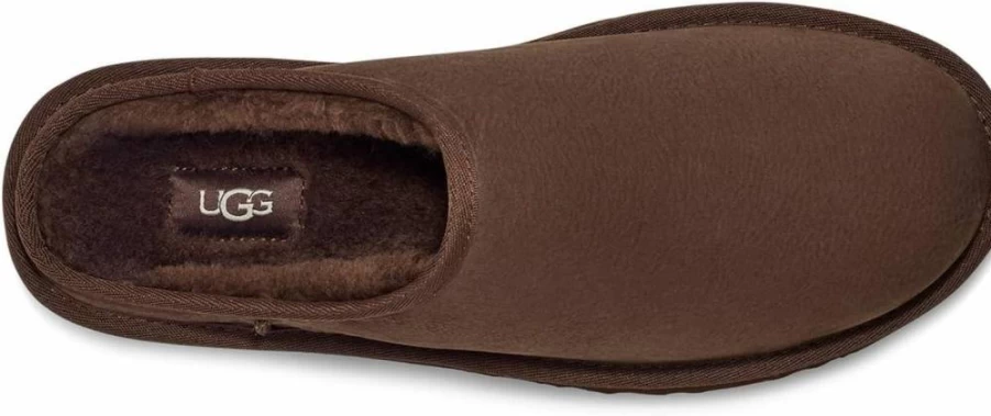 UGG Men's Classic Slip-On Slippers | Genuine Sheepskin Indoor/Outdoor Comfort